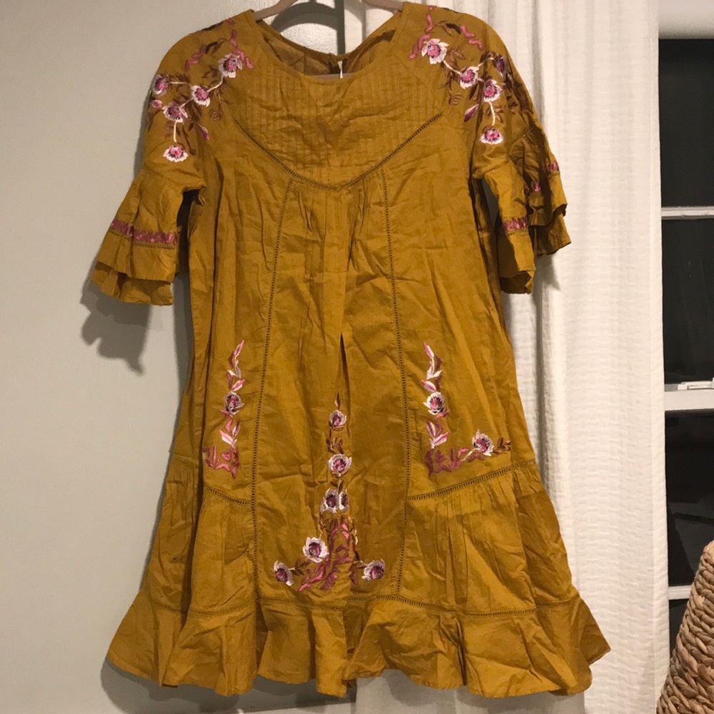 Free People Pavlo Mini Dress Embroidered - Picture 3 of 6